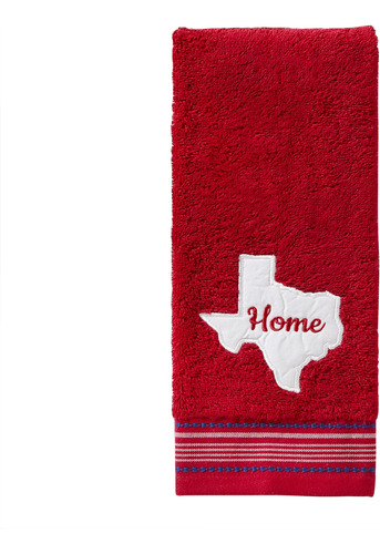 Skl Home State Of Texas Toalla De Mano, Roja