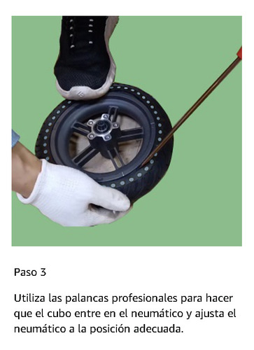 Llantas Macizas 8.5 2.0 Patineta Scooter Eléctrico (2 Unid.)