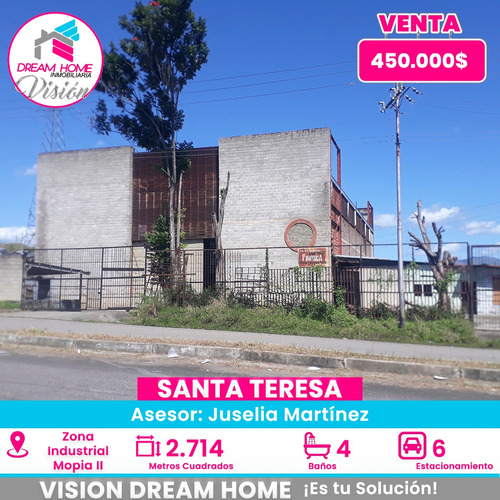 Venta De Galpón En Zona Industrial  Mopia Ii- Santa Teresa