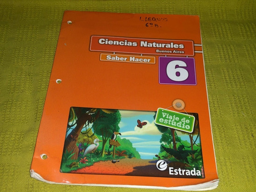 Ficha Ciencias Naturales 6, Saber Hacer - Estrada