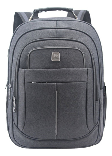 Mochila Porta Notebook Usb Reforzada Urbana Grande