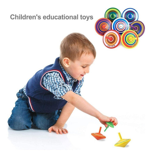 2024 Juguete Giroscópico For Niños Con Giroscopio De Madera