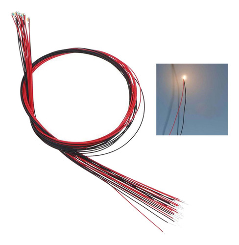 Paquete De 40 Farolas Led Smd 0805 Precableadas Para Farolas