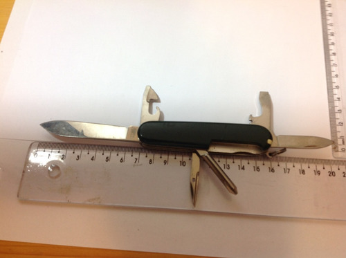 Canivete Antigo Victorinox Multifunções Propaganda Bsw / Bsw