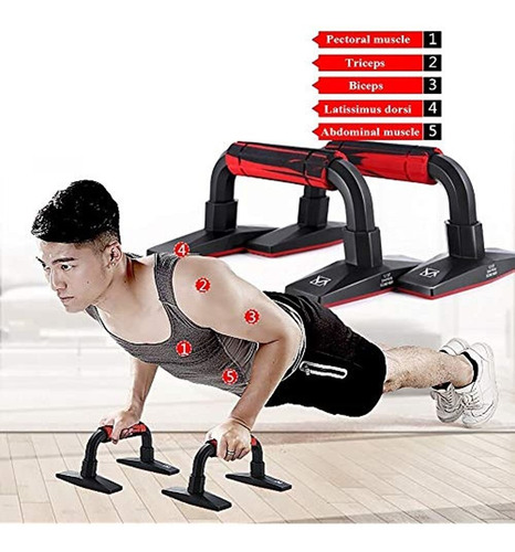 Hmdjw Barra De Push-up Para Abdominales, Soporte Para Push-u