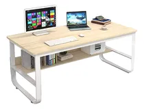 Comprar Escritorio - Muebles Web - Estilo Industrial - Cd04 - Maple\u002Fblanco