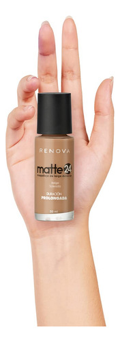 Base De Maquillaje Líquido Larga Duración Matte Beige Solead