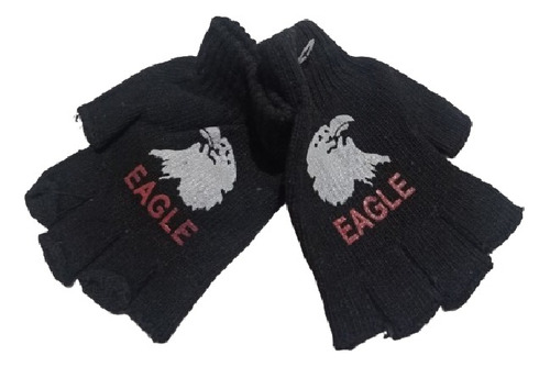 Pack 2 Pares De Guantes Textil Mochos Logo Aguila Y Bufanda