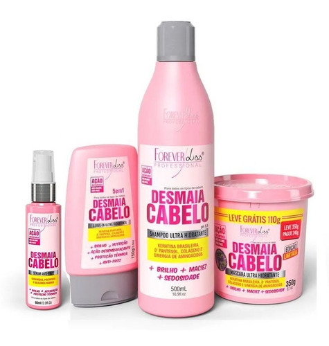 Forever Liss Kit Completo Desmaia Cabelo 