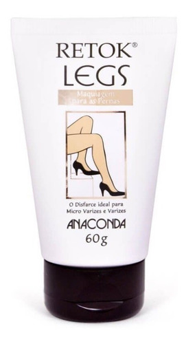 Imagem 1 de 1 de Anaconda Retok Legs Médio Maquiagem P/ Pernas 60g