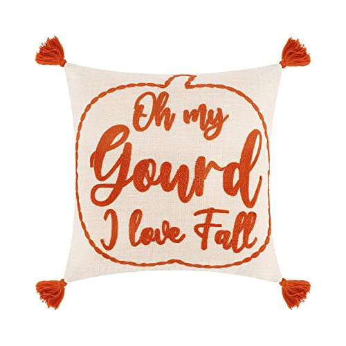 Levtex Home - Oh My Gourd - Almohada Decorativa (18 X 18 Pul