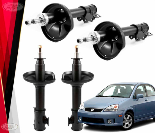 Kit Amortiguadores Suzuki Aerio 1.6 2003/2008 Delant + Tras