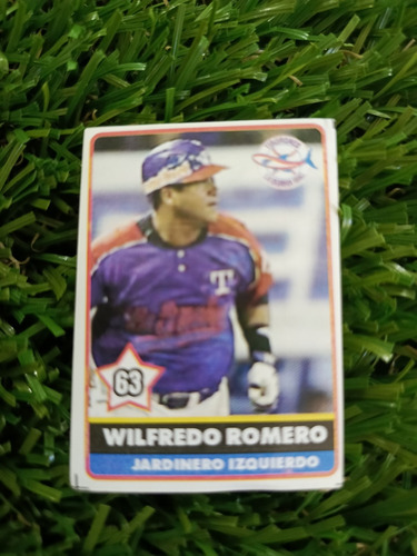 2001 Béisbol Profesional Venezolano Wilfredo Romero #63