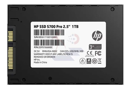 Disco Duro Solido Ssd 1tb Hp S700 3d Sata 2.5'' 7mm