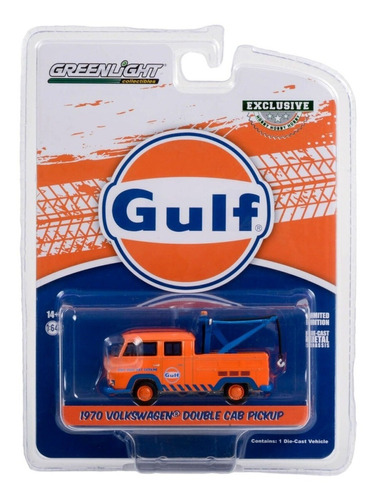 Greenlight 1.64 1970 Volkswagen Double Cab Pickup Gulf