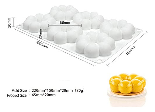 Molde De Silicona Mostsom Para Rosquillas Con Forma De Flor,