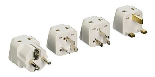 Ckitze Ba-4p Universal To Worldwide Travel 2-in-1 Plug Adapt