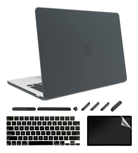 Funda Aigozhe Para Macbook Air 13 M2 + C/teclado Smoke