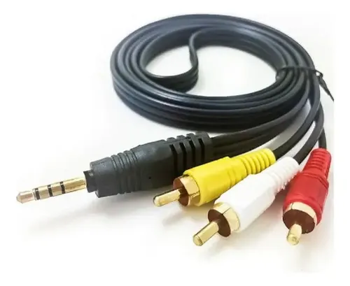 Cabo P2 X 3 Rca Áudio E Vídeo Estéreo Lehmox Ley-14 | MercadoLivre