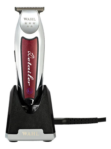 Corte y acabado Wahl Cordless wahl bordó y plateada 127V