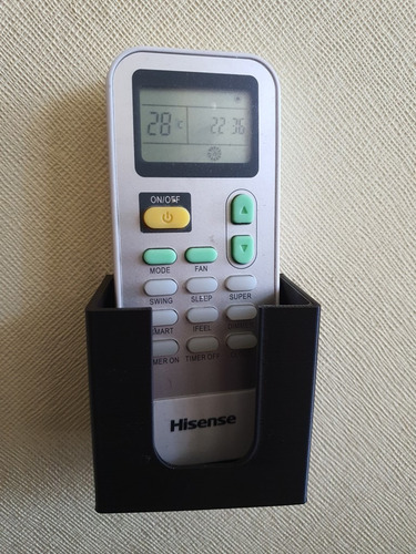 Imagen 3 de 5 de Soporte Pared Muro Control Remoto Impreso 3d Pla V2
