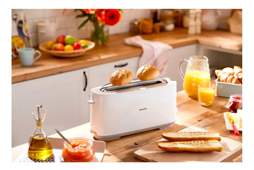 Imagen 3 de 7 de Tostadora Philips Hd2590 8 Niveles Ranura Grande Daily Collection