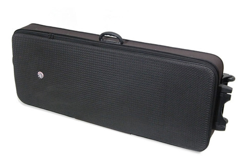 Semi Case Luxo Teclado 76 Teclas Com Rodinhas Solid Sound