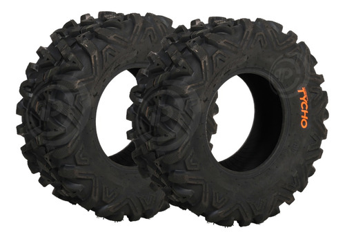 Imagem 2 de 3 de 4 Pneus Quadriciclo 27x9-12 + 27x11-12 6 Lonas Tycho Ta330