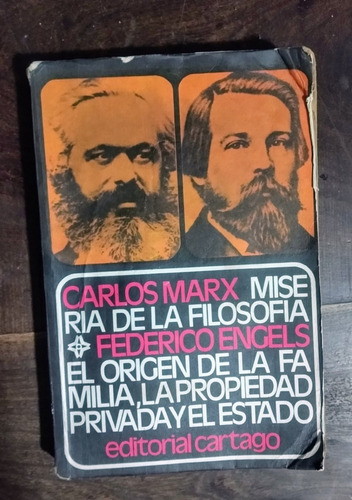 Marx / Engels Miseria De La Filosofía / Origen De Familia 