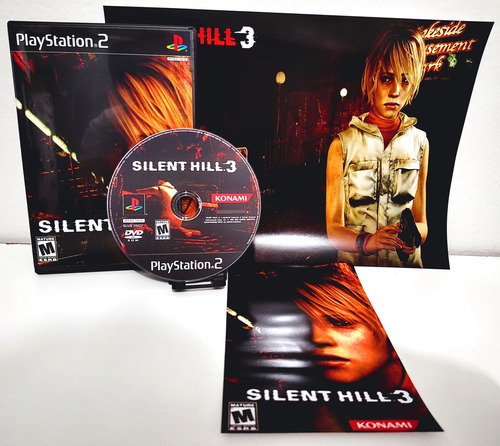 Silent Hill 3 Pt-br Com Poster Para Ps2