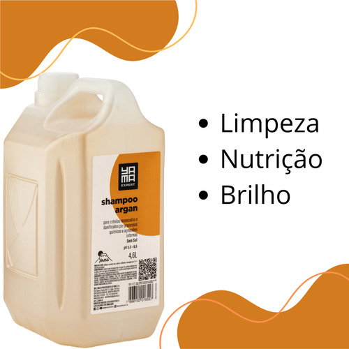 Shampoo Argan Yamá 4.6l Original!