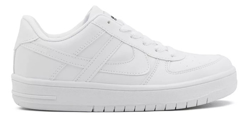 Tenis Panam Skate Blanco Tipo Piel Original Confort