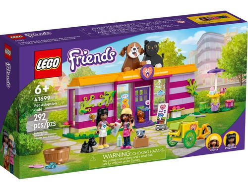 Lego Friends Cafetería De Adopción De Mascotas 41699 Cantidad De Piezas 292