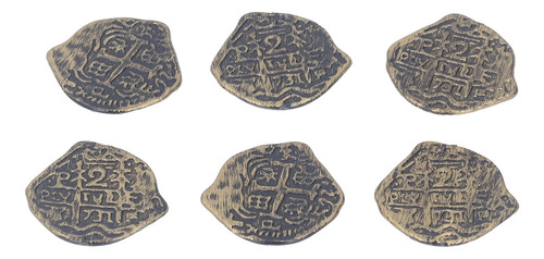 Monedas De Bronce Piratas Del Caribe