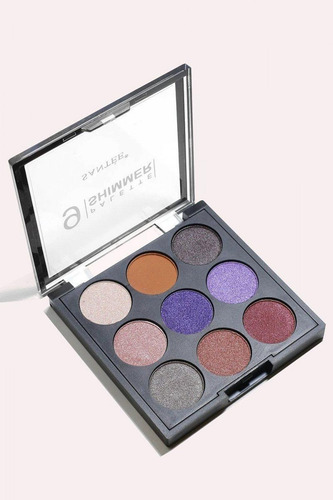 Paleta De Sombras Shimmer Santee Con 9 Tonos