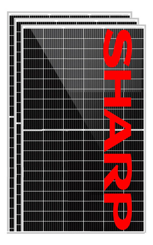 Panel Solar 450w Monoperc Celda Partida Pack X9