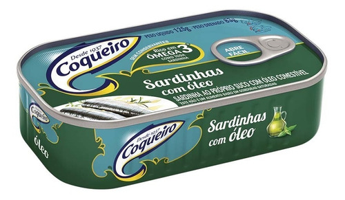 Sardinha Coqueiro Com Oleo Lata 125g