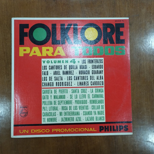 Disco Vinilo Folklore Para Todos Vol. 4, Philips