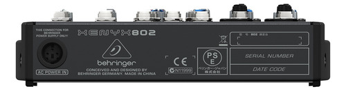 Behringer Xenyx 802 - Consola Compacta Mixer (Usado)