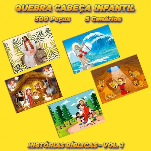 Kit 10 Quebra Cabeça Infantil - Histórias Clássicas - 60 Peças Cada -  Akikola