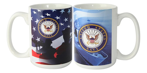 Taza De Café Militar De La Marina De Los Ee. Uu. Depósito De