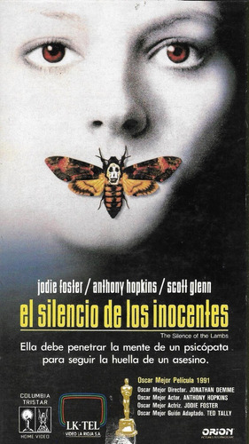 El Silencio De Los Inocentes Vhs Jodi Foster A. Hopkins