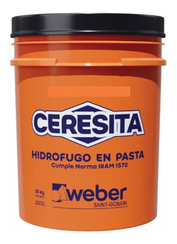 Weber Ceresita En Pasta Aditivo Hidrófugo X 10kg