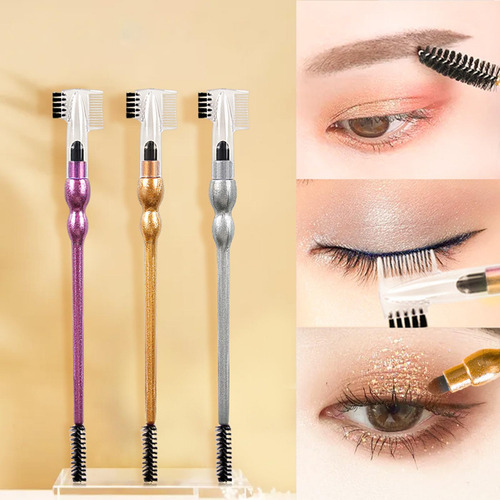 4 Shaper Eye Brow Spoolie Pincel De Sobrancelha Angular