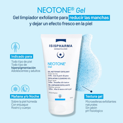 Gel Exfoliante Aclarante De Zonas Oscuras Neotone Sensible