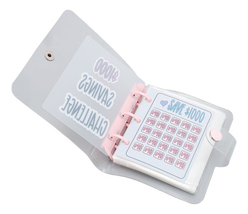 Mini Budget 1000 Savings Challenge, Multiusos, Pvc, Reutiliz