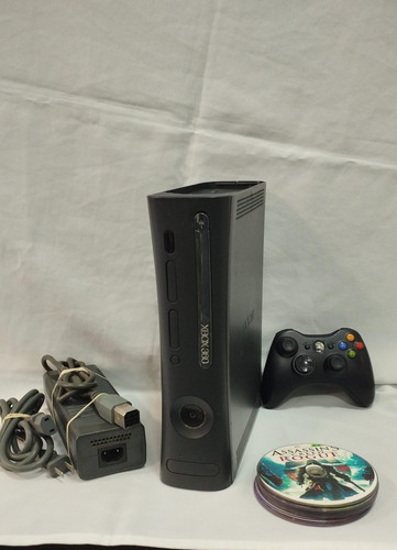 Xbox 360 Ltu Completo + 10 Jogos Brindes 