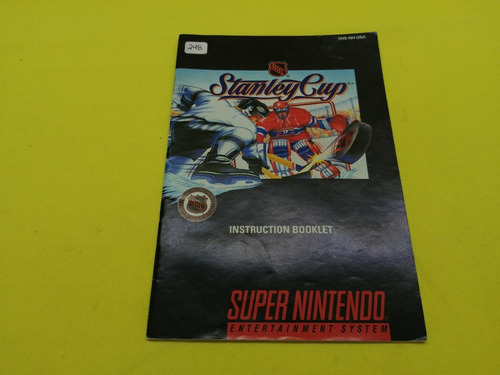Manual Original Nhl Stanley Cup Super Nintendo 