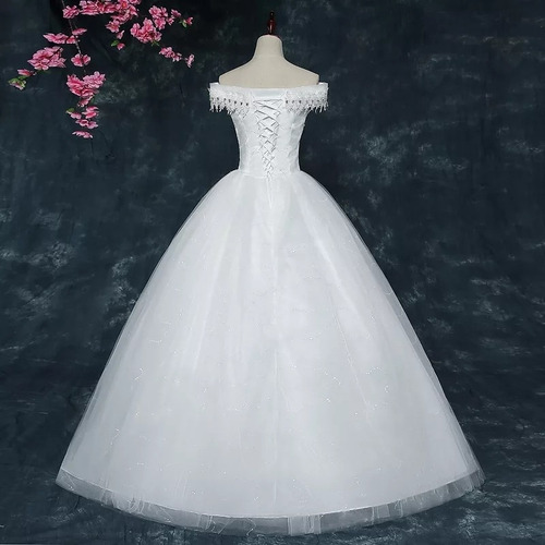 Vestido De Novia Blanco Ivory Tipo Vintage Nuevo