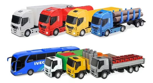 Caminhão Brinquedo Miniatura Iveco Hi Way Tanque 340 - USUAL COMERCIO  ELETRONICO DE BRINQUEDOS